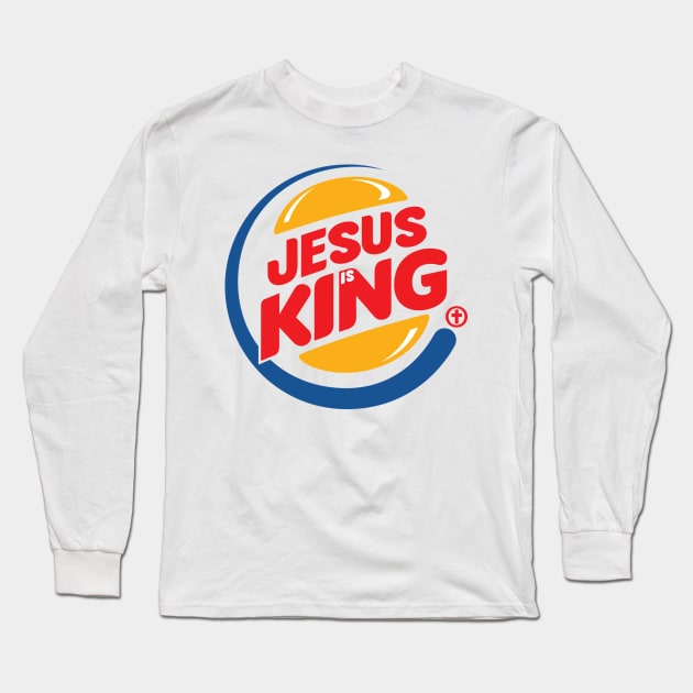 Jesus Is King Long Sleeve T-Shirt by StGeorgeClothing